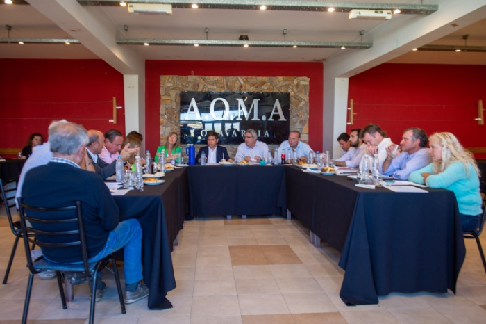 El encuentro fue en la sede de la Asociación Obrera Minera Argentina