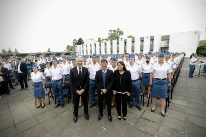 Kicillof y Alak inauguraron el nuevo edificio de la Escuela de Cadetes del Servicio Penitenciario Bonaerense