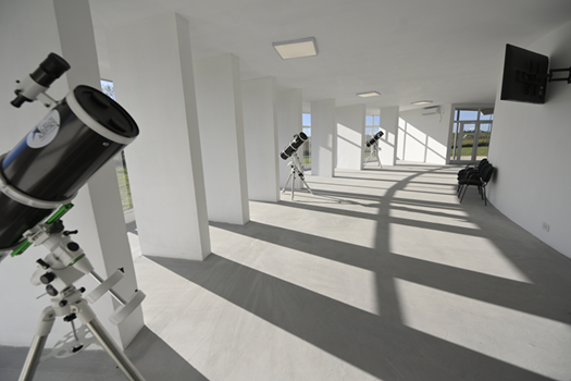 Se inauguró un observatorio astronómico en el Centro de Capacitación, Investigación e Información Educativa de Alberti