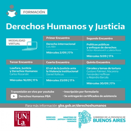 Ciclo de Formación “Derechos Humanos y Justicia”