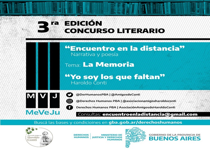 Se lanza el Concurso Literario “Encuentro en la distancia”