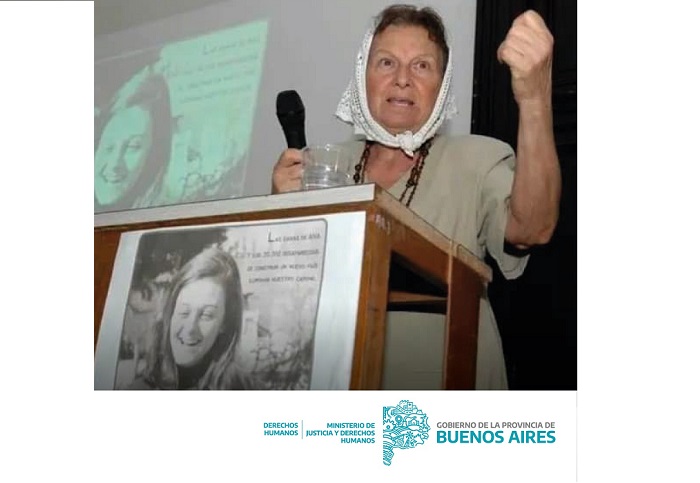 Con profundo dolor despedimos a la Madre de Plaza de Mayo Zaida Teresa