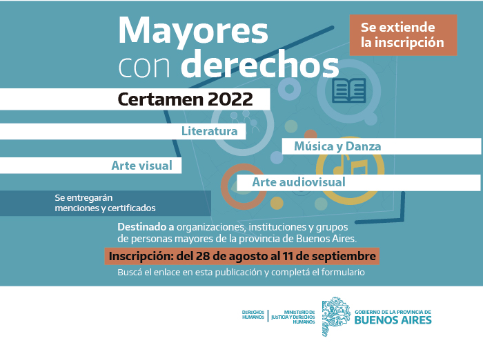 Se extiende la inscripción del certamen “Mayores con Derechos”