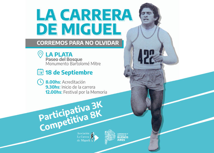 Se realizará en La Plata una nueva edición de "La Carrera de Miguel" 