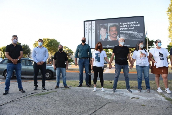 Señalización por la “Masacre de Wilde”