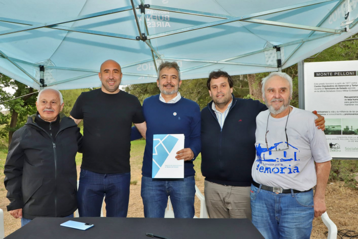 Monte Pelloni: Se firmó un convenio que permite crear un Espacio para la Memoria