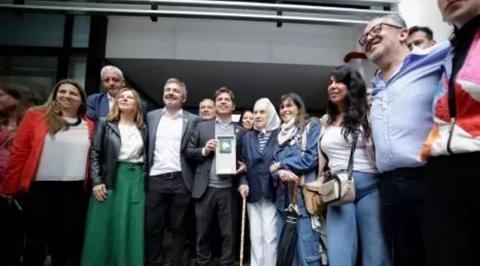 Kicillof inauguró el edificio del Archivo Provincial de la Memoria