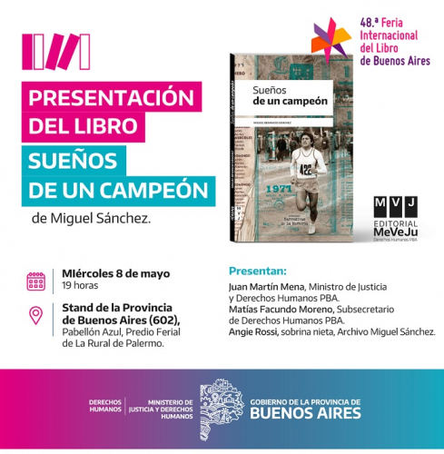 "Sueños de un campeón" en la Feria del Libro