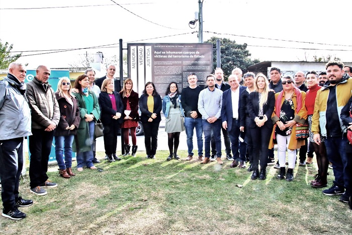 Se señalizó como sitio de memoria el Cementerio Municipal de Rafael Calzada