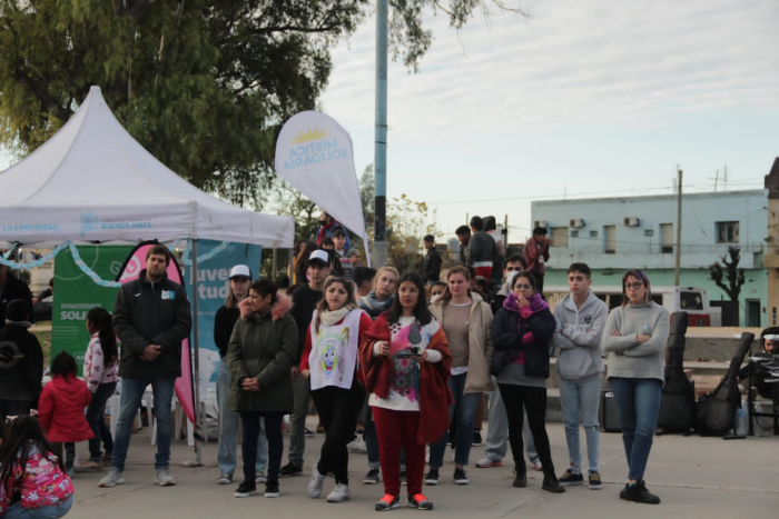 La dirección provincial de Juventudes abrió el Centro Juvenil "Unión de barrios" en la localidad de Monte Chingolo.