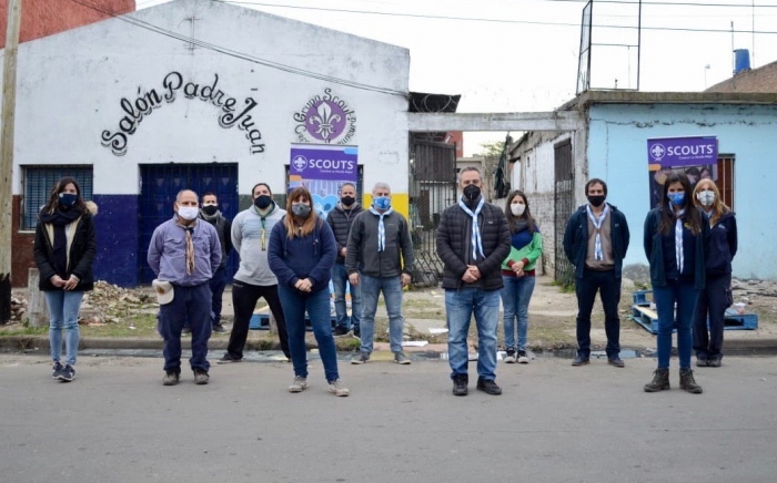 Junto a Boy Scouts Argentina 