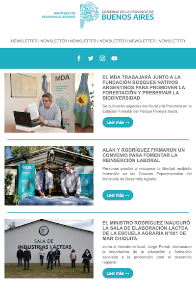 Newsletter 16/04/2021