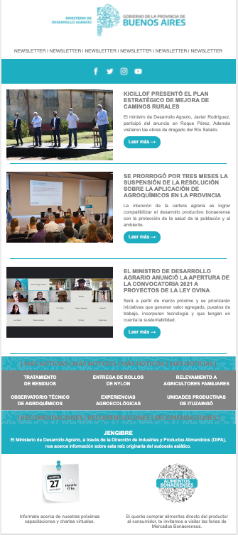 Newsletter 19/02/2021