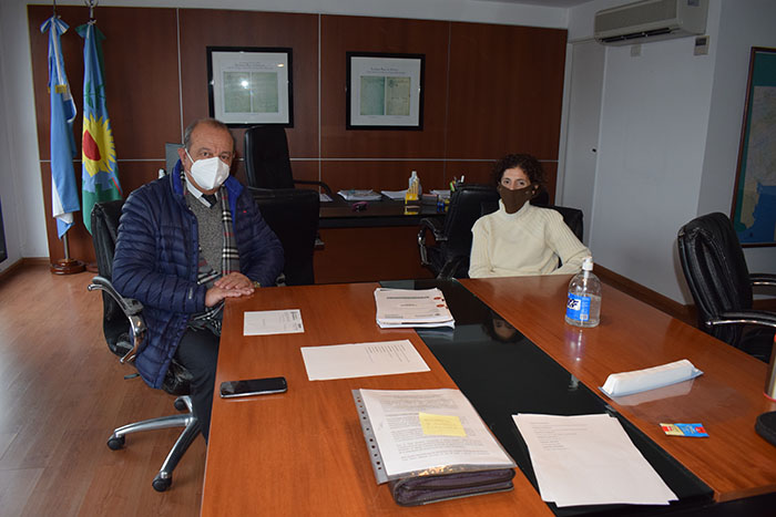 REUNIÓN DE TRABAJO CON EL INTENDENTE DE TRES ARROYOS 