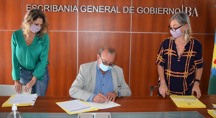 Sanchez visitó la Escribanía General de Gobierno