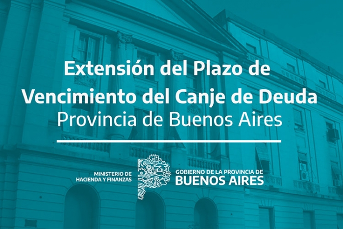 La Provincia extiende el plazo de vencimiento del canje de deuda hasta el 9 de octubre