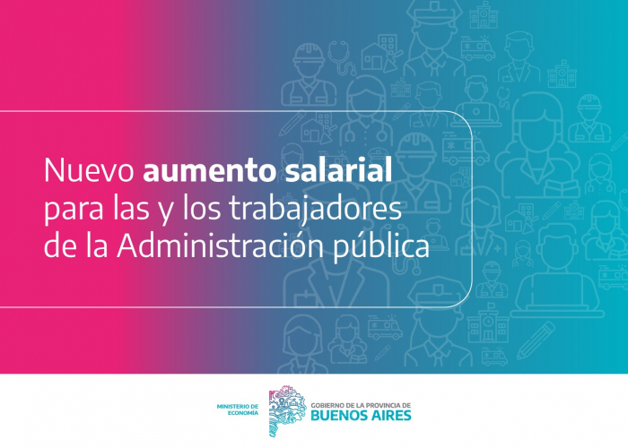 La Provincia definió un aumento de 25% en enero para las y los trabajadores de la Administración Pública