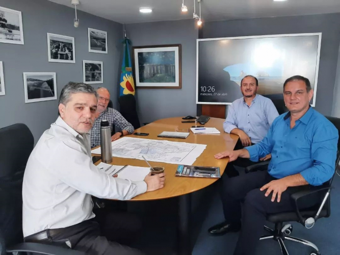 Reunión con el intendente de General Madariaga