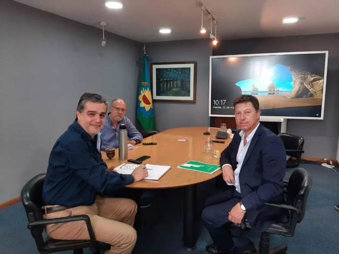 Reunión con el intendente de Villarino