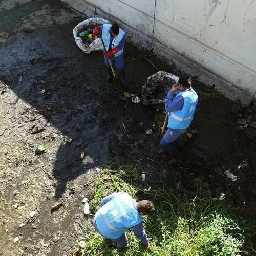 Limpieza de arroyos en La Plata