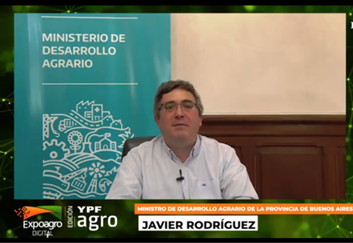 RODRÍGUEZ PRESENTÓ EN EXPOAGRO DIGITAL LÍNEAS DE FINANCIAMIENTO PARA IMPULSAR LA PRODUCCIÓN