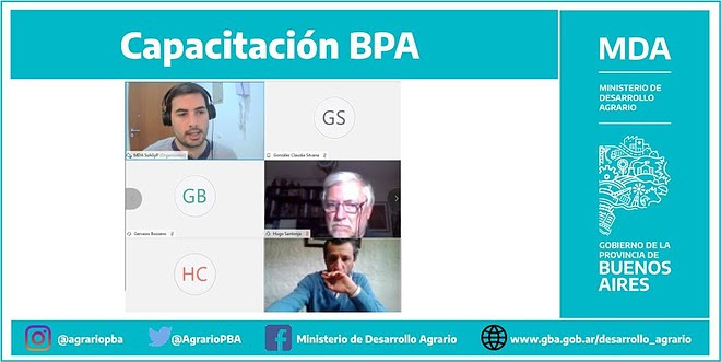 El MDA realizó un ciclo de capacitaciones sobre Buenas Prácticas Agrícolas