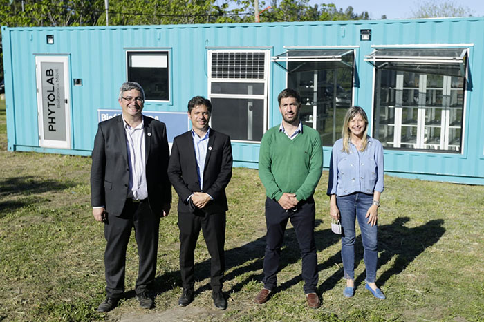 Kicillof inauguró un laboratorio de multiplicación vegetal en Mercedes