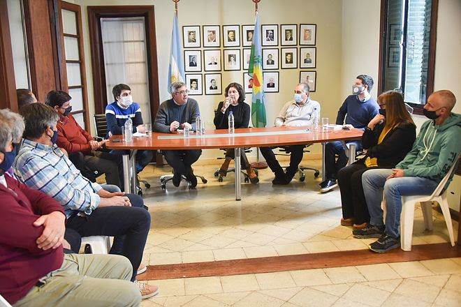 Rodríguez se reunió con productores de Pinto, Ameghino y Tejedor