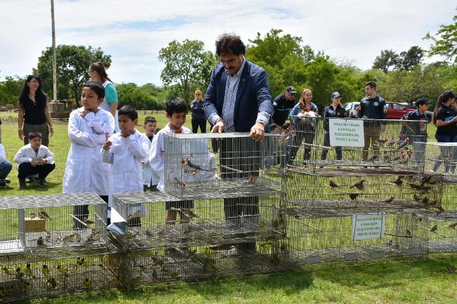 ECAS a 600 aves silvestres que iban a ser destinadas al mascotismo