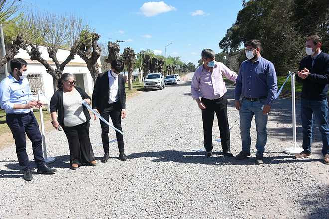 El MDA inauguró un tramo del camino a Herrera Vegas