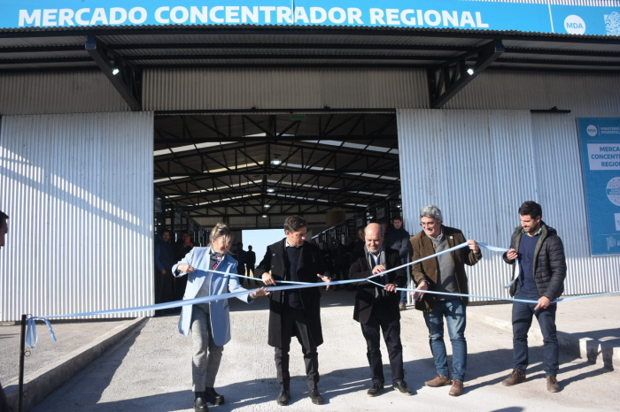 Kicillof inauguró el Mercado Concentrador Frutihortícola de Coronel Suárez