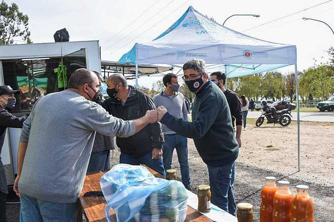 La red de Mercados Bonaerenses sumó un nuevo punto de venta en Punta Lara