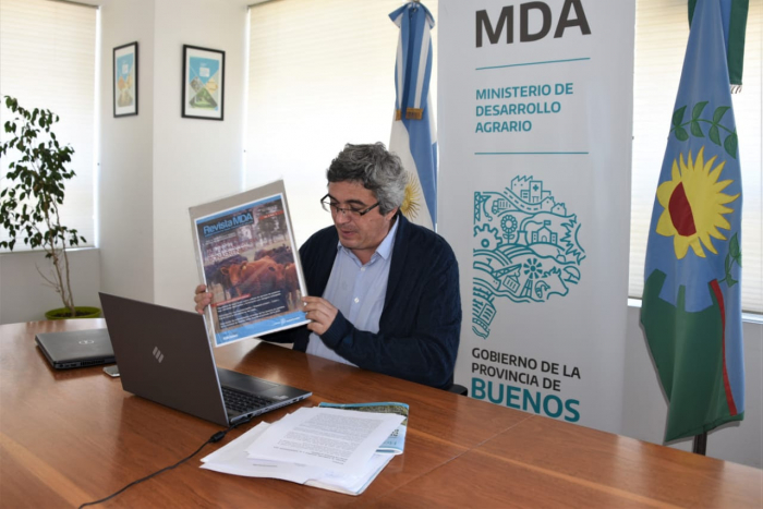 Rodríguez presentó una nueva edición de la revista MDA