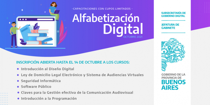 Se abrió la inscripción para los nuevos cursos de Alfabetización Digital