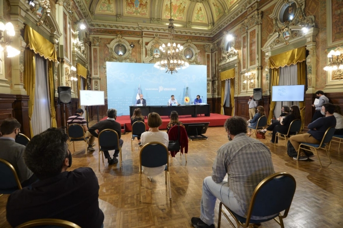 Conferencia de prensa Bianco Gollan Kreplak