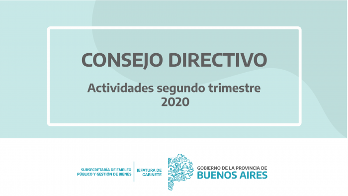 Consejo Directivo 2020