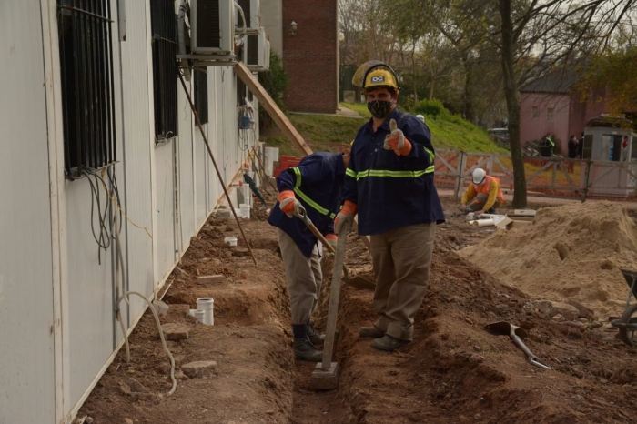 Obras en el Hospital Iriarte de Quilmes 