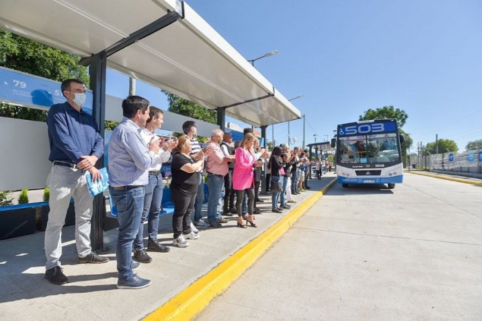 Inauguración de obras viales