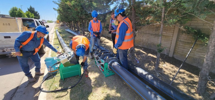 Avanzan las obras hídricas