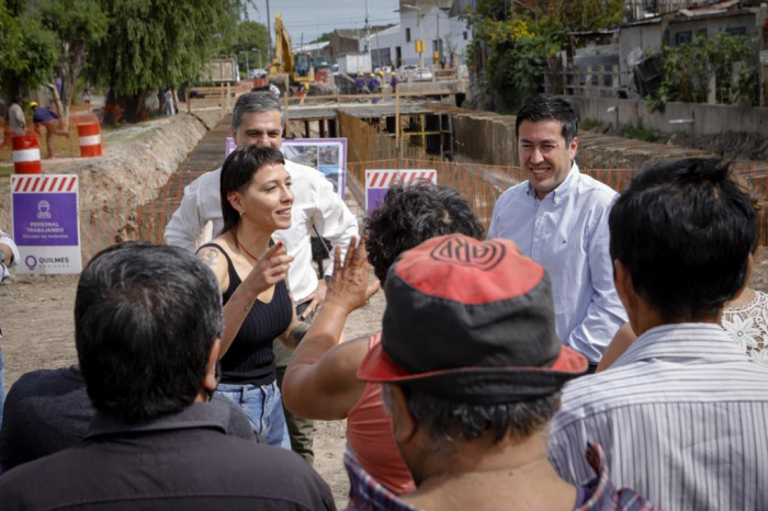 Avanzan las obras de infraestructura en Quilmes