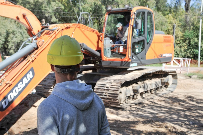 Avanzan las obras hídricas