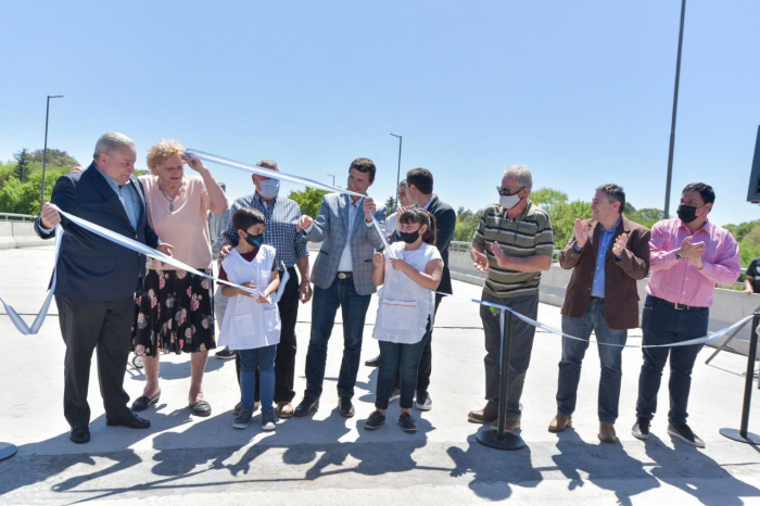 Inauguración del puente Vergara