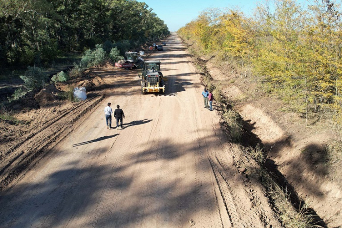 Avanzan las obras de Caminos Rurales