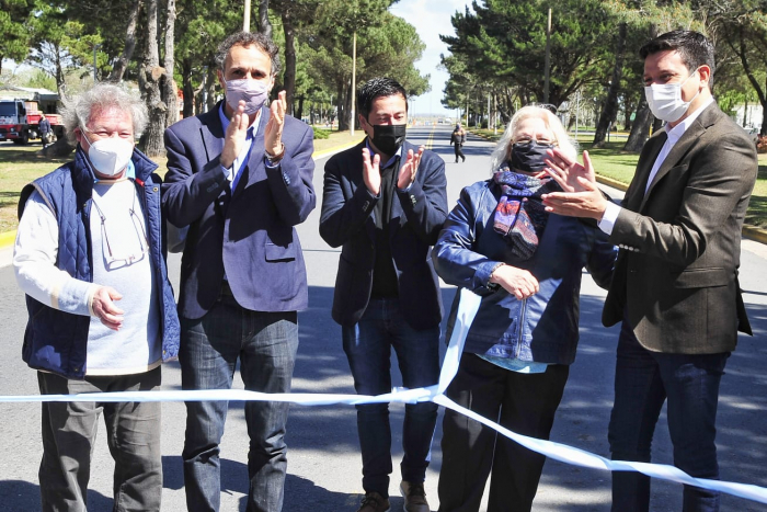 Nardini en la inauguración de las obras