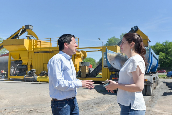 Avanzan los trabajos en la Ruta Provincial N° 24