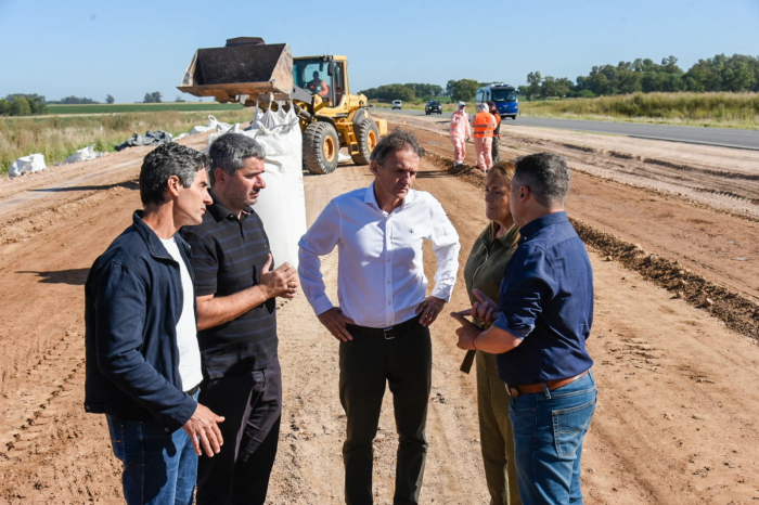 Katopodis recorrió la obra de transformación en Autovía de la RP 41