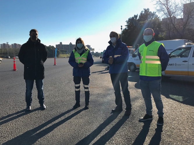 El operativo tuvo lugar en la Autopista Ricchieri