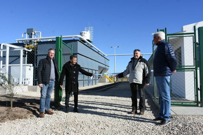 Inauguración de obras cloacales