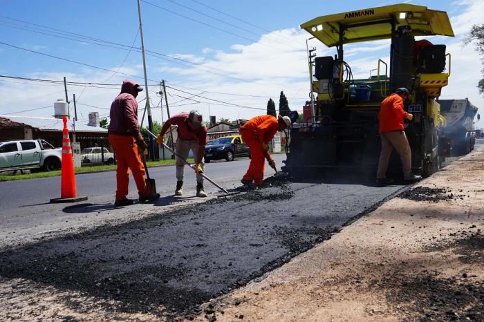 Avanzan las obras sobre la Ruta Provincial N°23 en Malvinas Argentinas