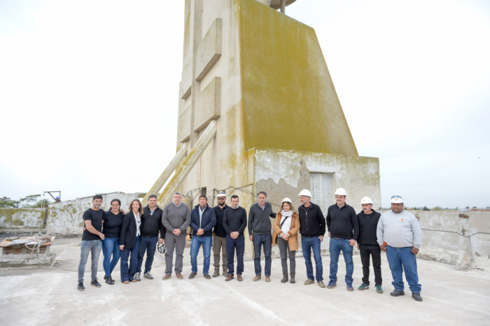 Katopodis recorrió obras de infraestructura patrimonial e hidráulicas en Guaminí